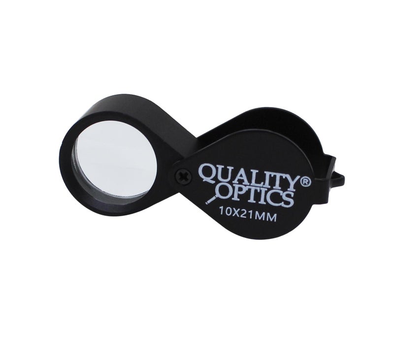 Quality Optics USA Folding Jewelers Loupe Style Pocket Magnifier - Image 1